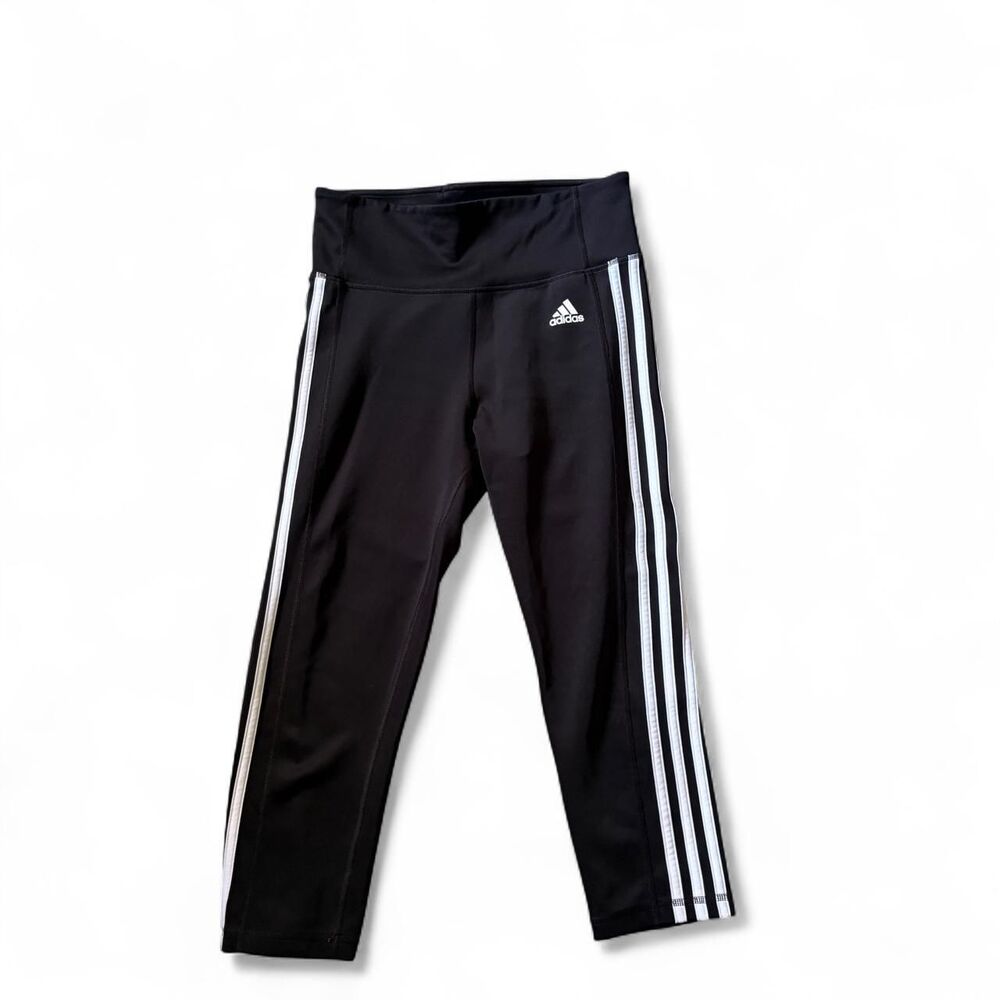 Adidas Women's Black and White Leggings